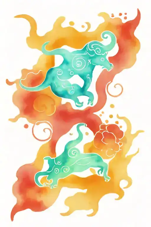 Taurus And Libra Zodiac Sign Intertwined