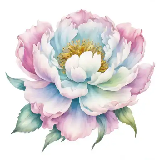 Peony Flower Blooming Flowers Growing Together Symbolizing The Client's Love