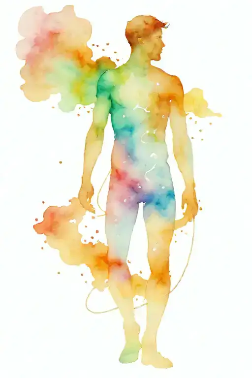 Space And Man Standing