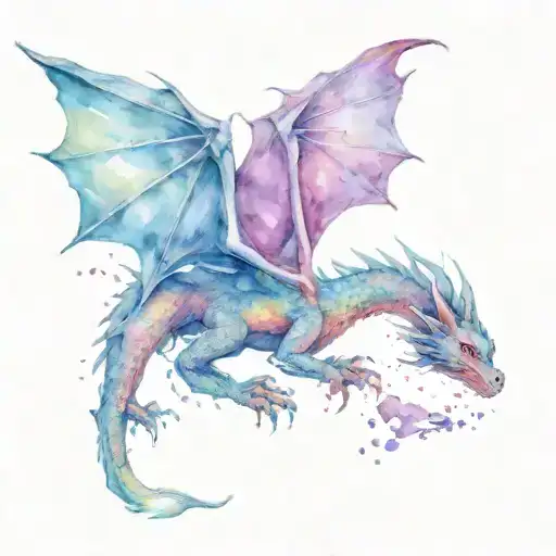 Tiny Dragon Flying