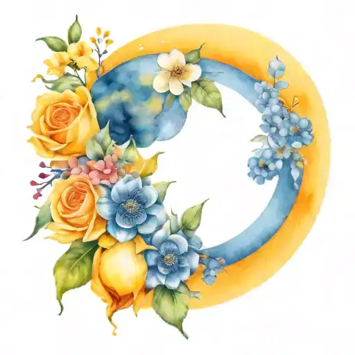 Birth Flower Bouquet Moon Phases