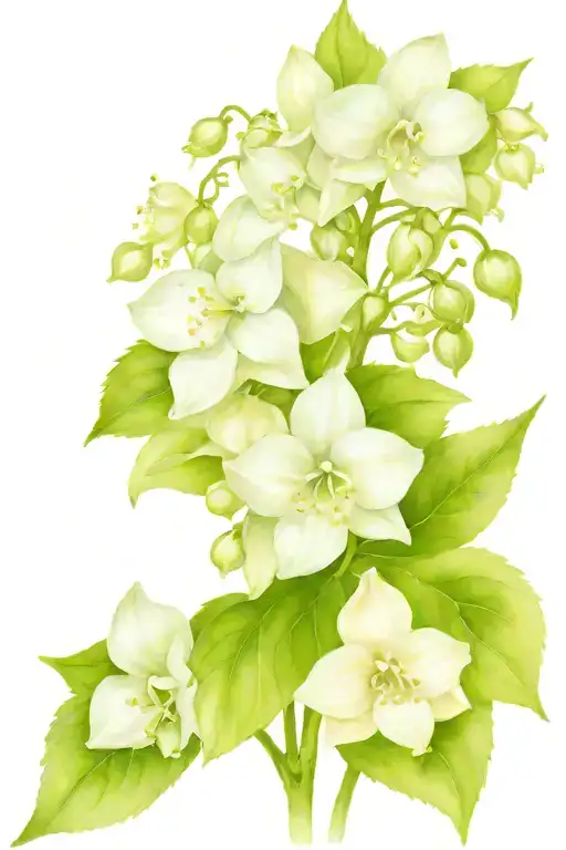 Hydrangea And Lily Of The Valley Flower