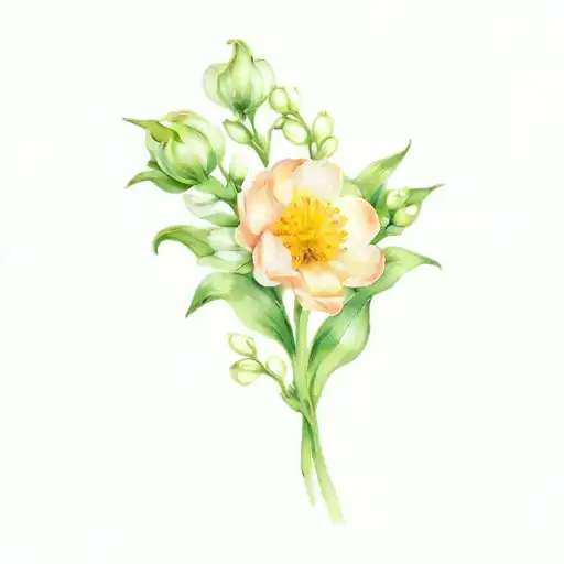 Daisy Peony Lily Of The Valley Bouquet
