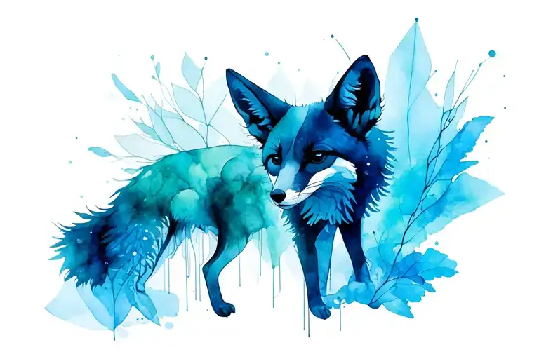 Abstract Renard Nature Geometric Line Solitude