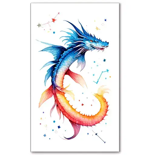 Dragon Flying Fish Constellation