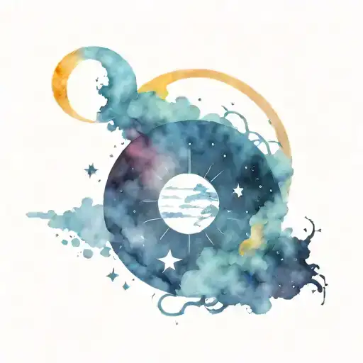 Sun Moon Space Elements