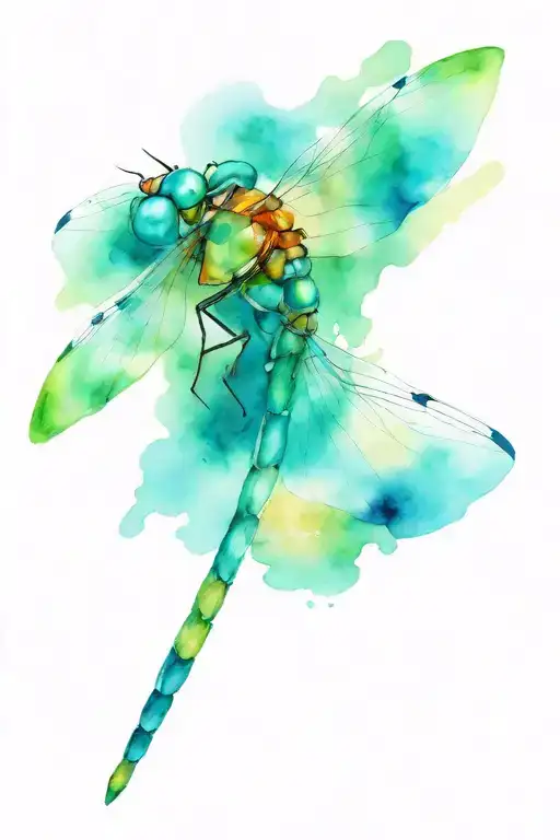 Green Blue Dragonfly