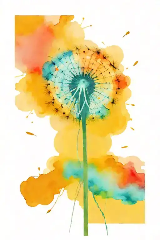 Dandelion Blowing In The Wind