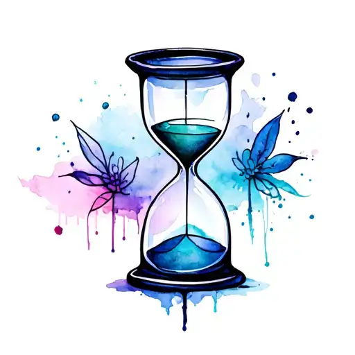 Emo Inspired Hourglass