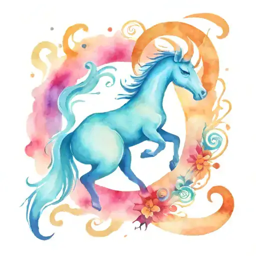 Capricorn Love Symbol