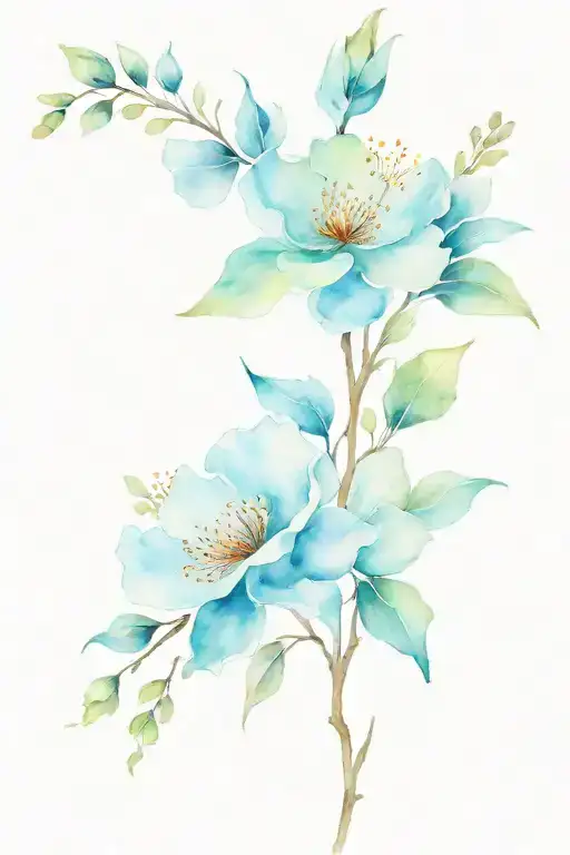 Line Going Up And Then Expanding Into Bloom