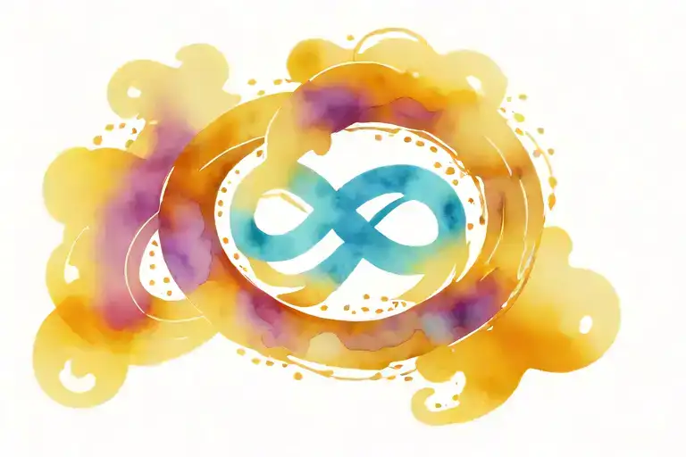 Gold Infinity Symbol Combined
