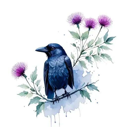 Crow And Thistles Vines