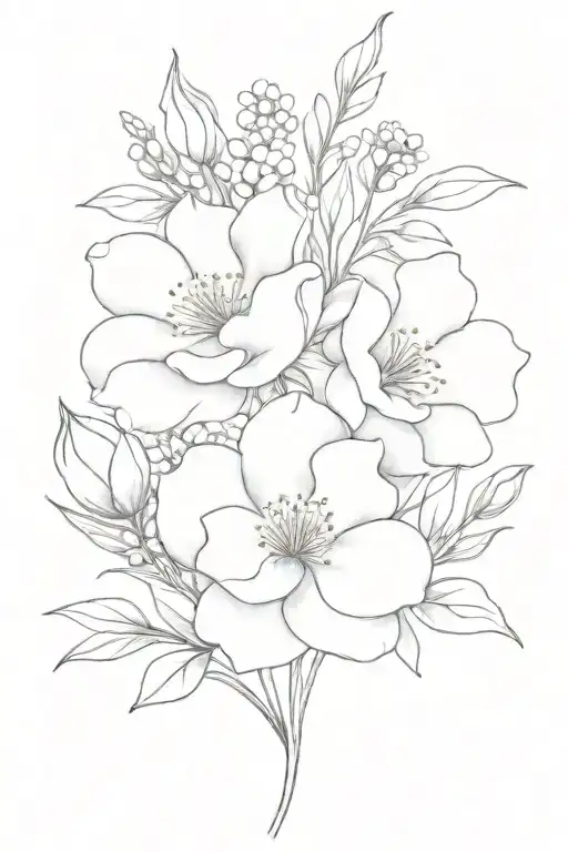 Mom And Son May And July Birth Flower Bouquet