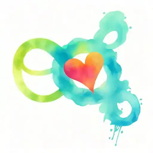 Infinity Symbol With Heart