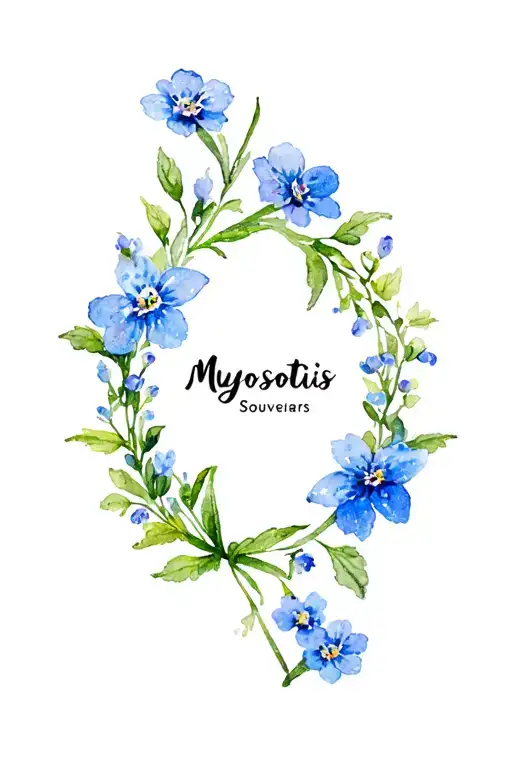 Myosotis Around The Word Souvenirs