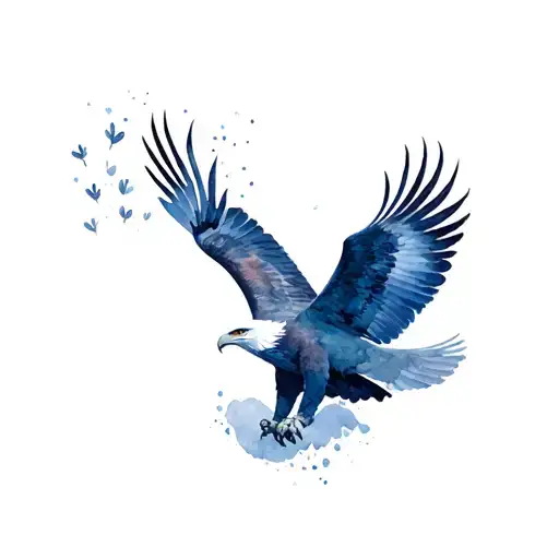 Crying Eagle Strong Reflection Mom