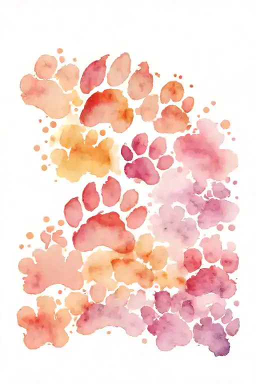 Dog Paw Prints