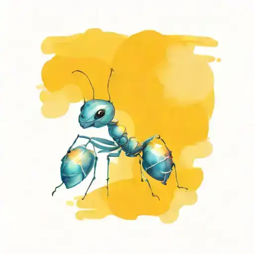 Cartoon Marching Ant