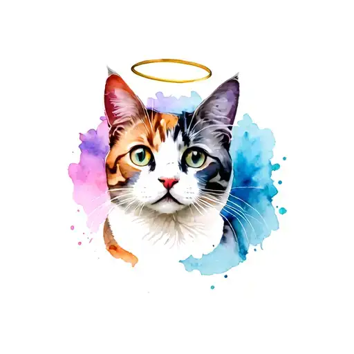 Cat With Halo