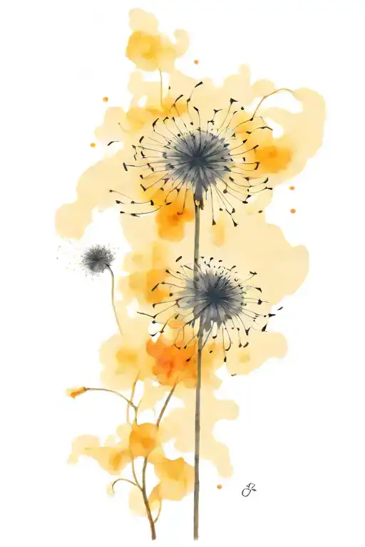 Dandylion With Black