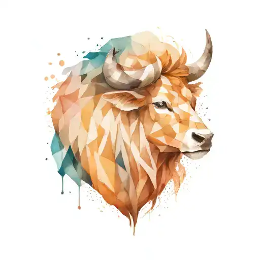 Geometric Taurus Head