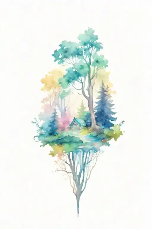 Fairytale Forest Scene