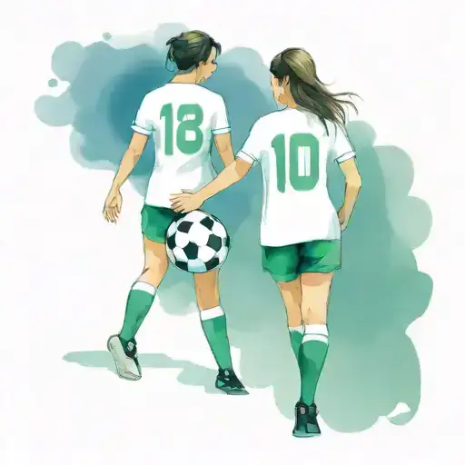 Soccer Team Women Holding Hands