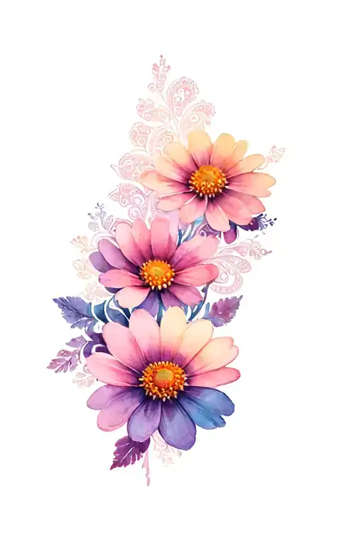 3D Flannel Flower Lace And Paisley Pattern