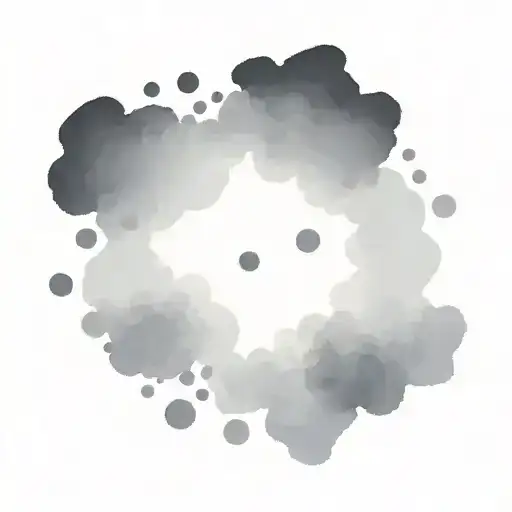 Pointillism In Black With Gradients