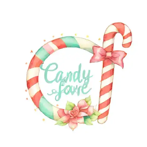 Candy Cane Love You To The Moon