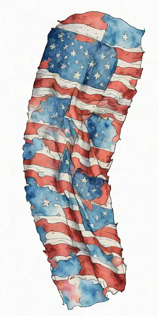 American Flag Morphing