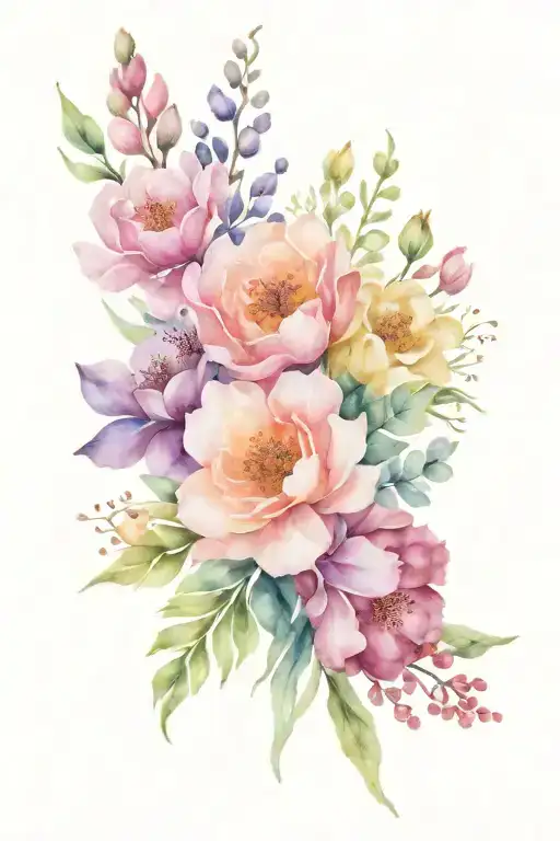 Birth Flower Bouquet