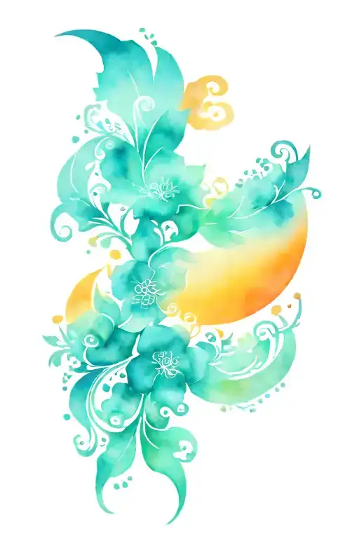 Boho Moon And Ornamental