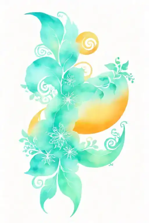 Boho Moon And Ornamental