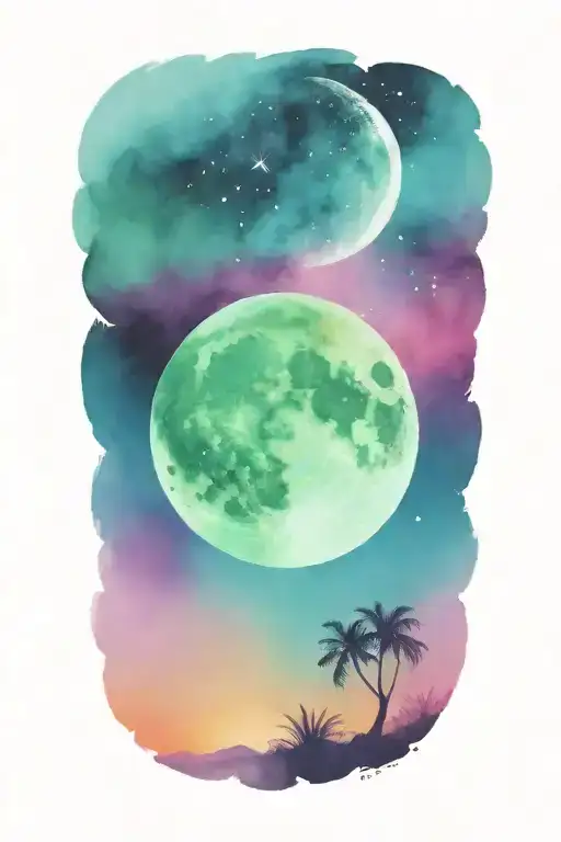 Boho Moon And Ornamental