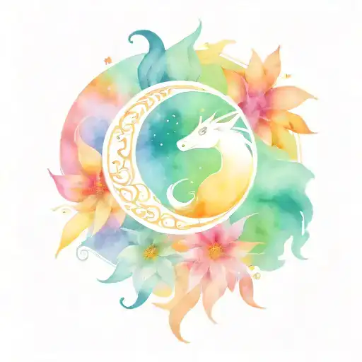 Capricorn Sun Moon Stars Representing