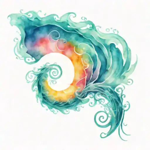 Spiral Ocean Sunrise