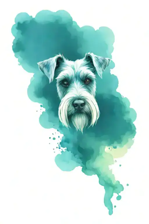 Schnauzer In Heaven