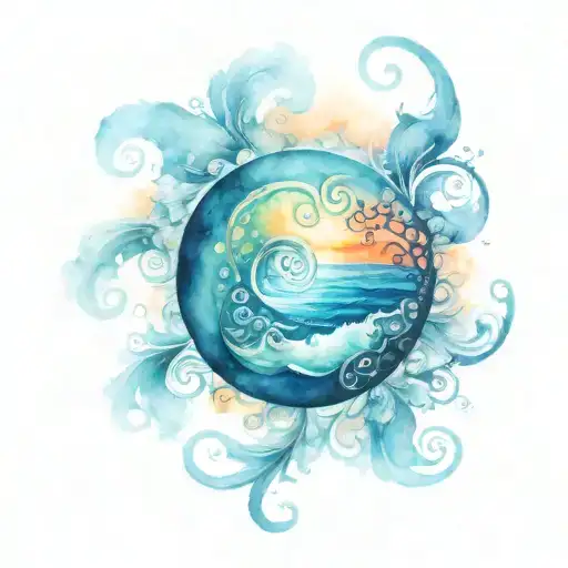 Spiral Ocean Sunrise