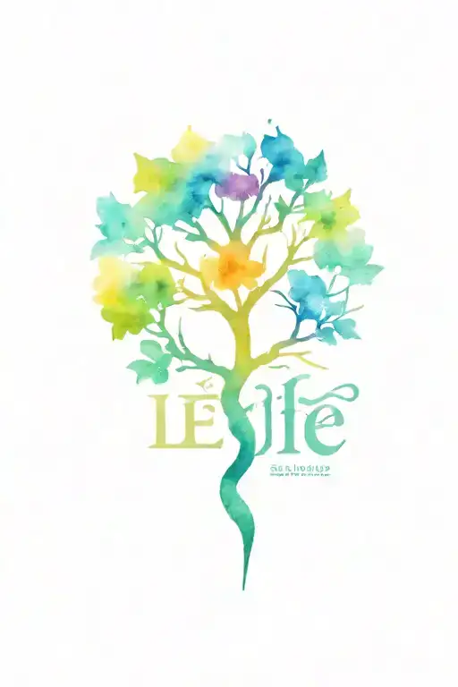 Tree Of Life With The Letters Weapon