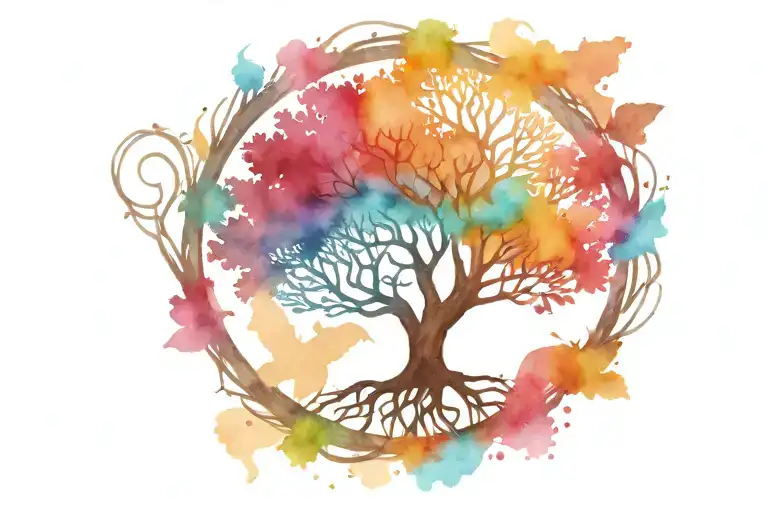 Tree Of Life Intertwined