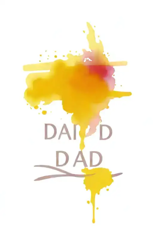 Purple Cadillac With The Word Dad Memorial