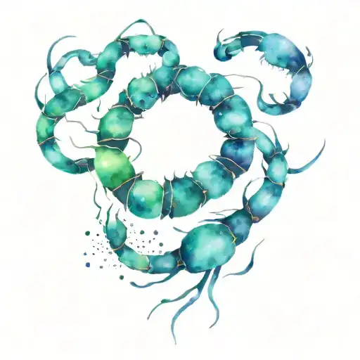 Cute Scorpio Constellation Intertwined