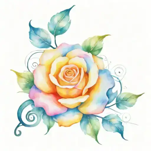 Music Rose Intertwined