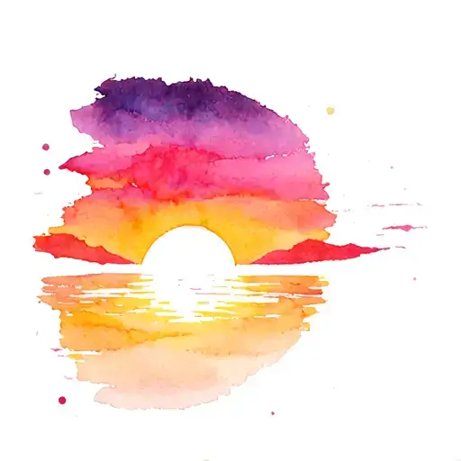 Sunrise And Sunset Sky