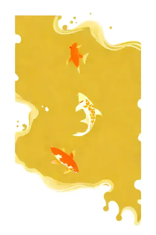 Ying And Yang Koi Fish