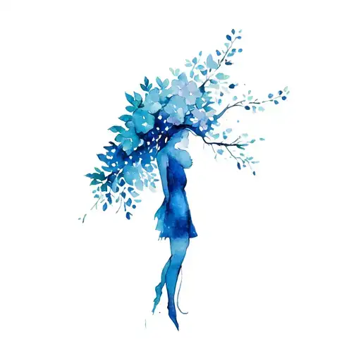 Women Blooming Out Of Tree