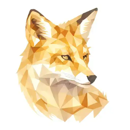 Geometric Fox Head