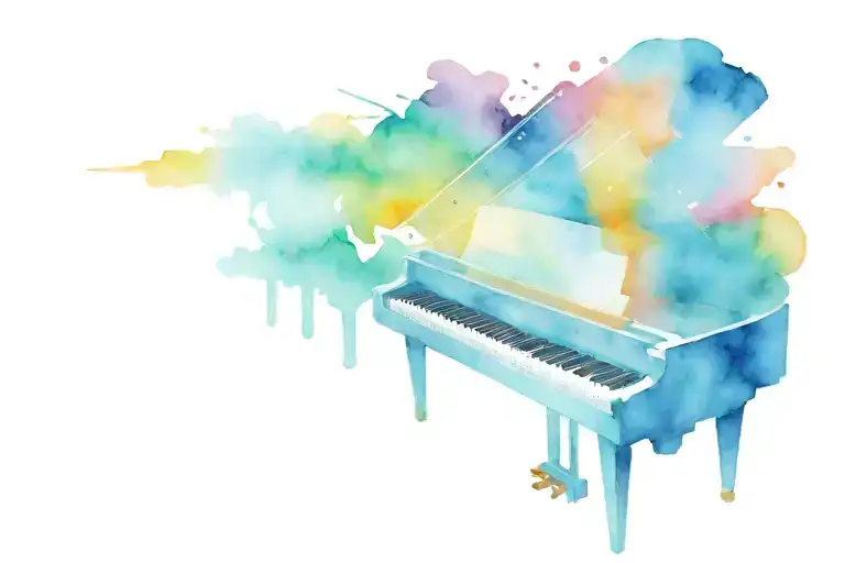 Broken Pianokeys At The Sky Lake